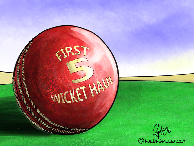First_five_wicket_haul_Test_Cricket